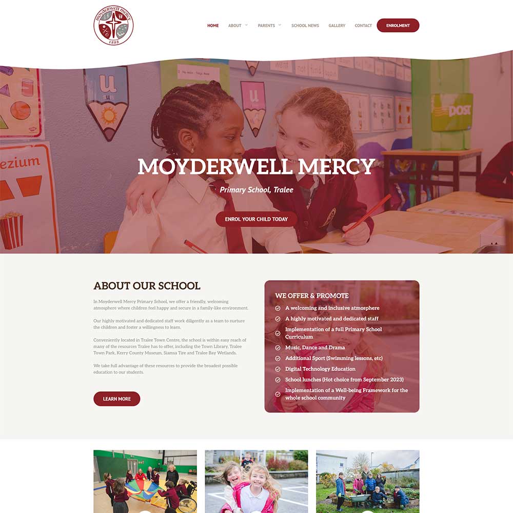 Moyderwell Mercy School Website