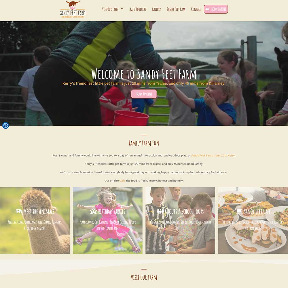 Sandyfeet Farm Website