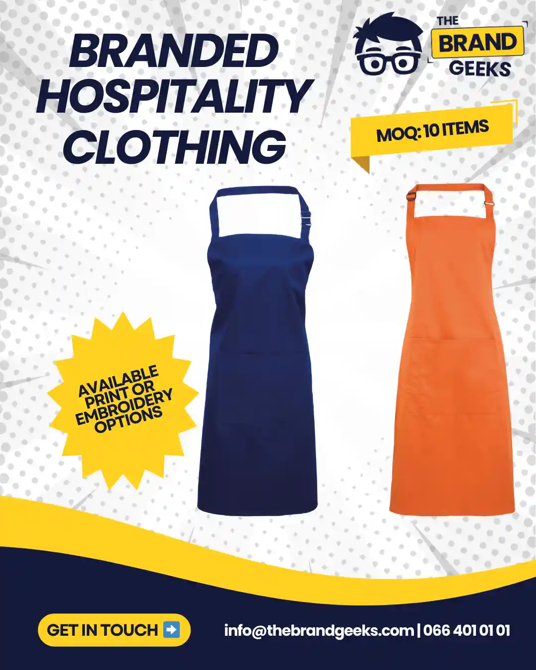 branded hospitality clothing